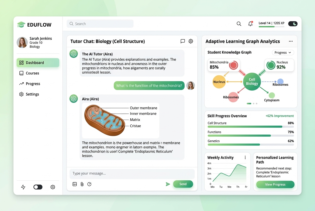 AI-Powered Personalized Tutor Chat & Knowledge Graph