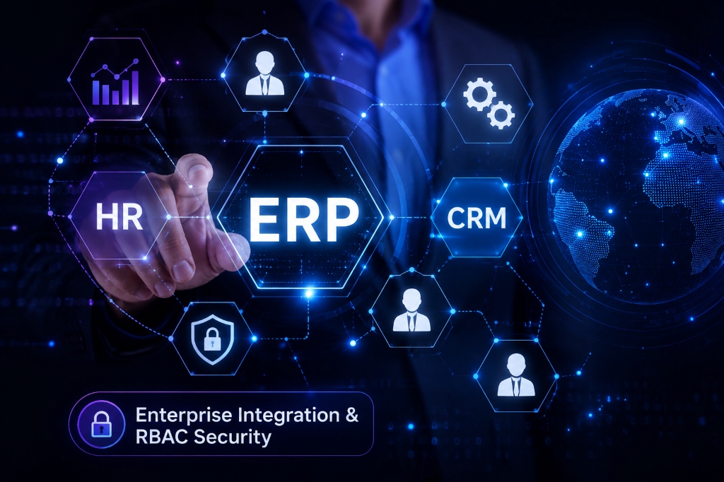 Custom ERP software development and business management solution