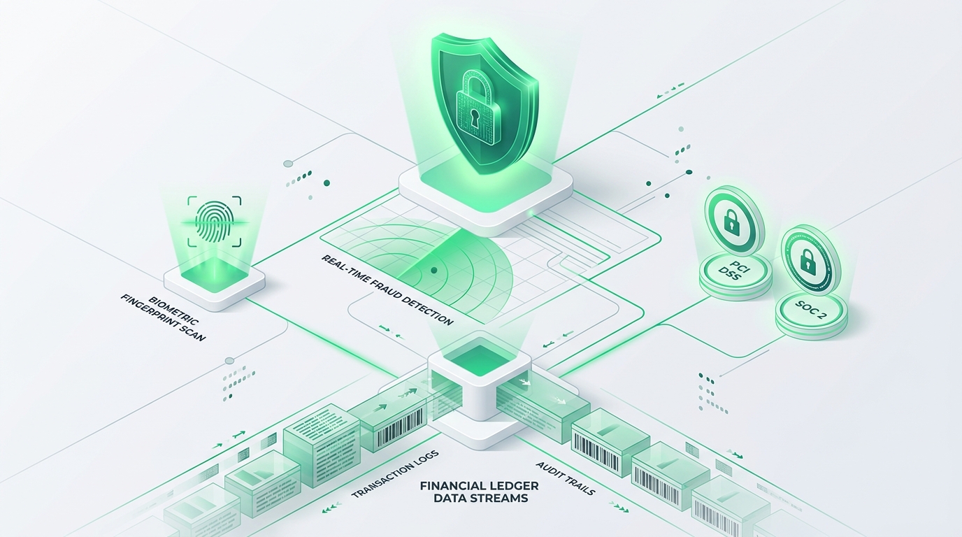 Fintech Security and Compliance Architecture Diagram