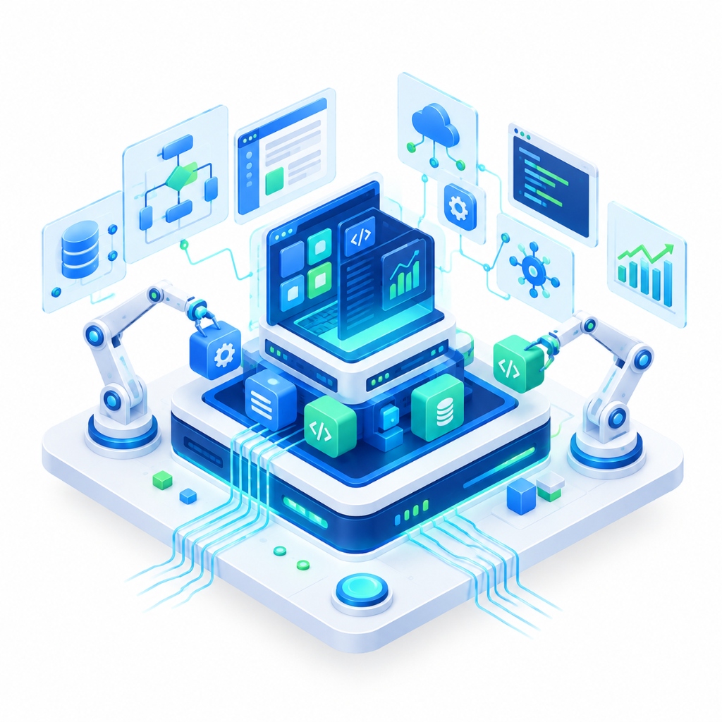 Custom Software 3D Graphic